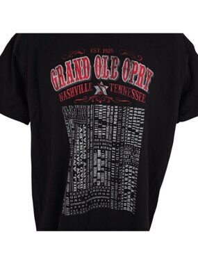 Grand Ole Opry T Shirt Mens Size XL Black Nashville Tennessee Country Music